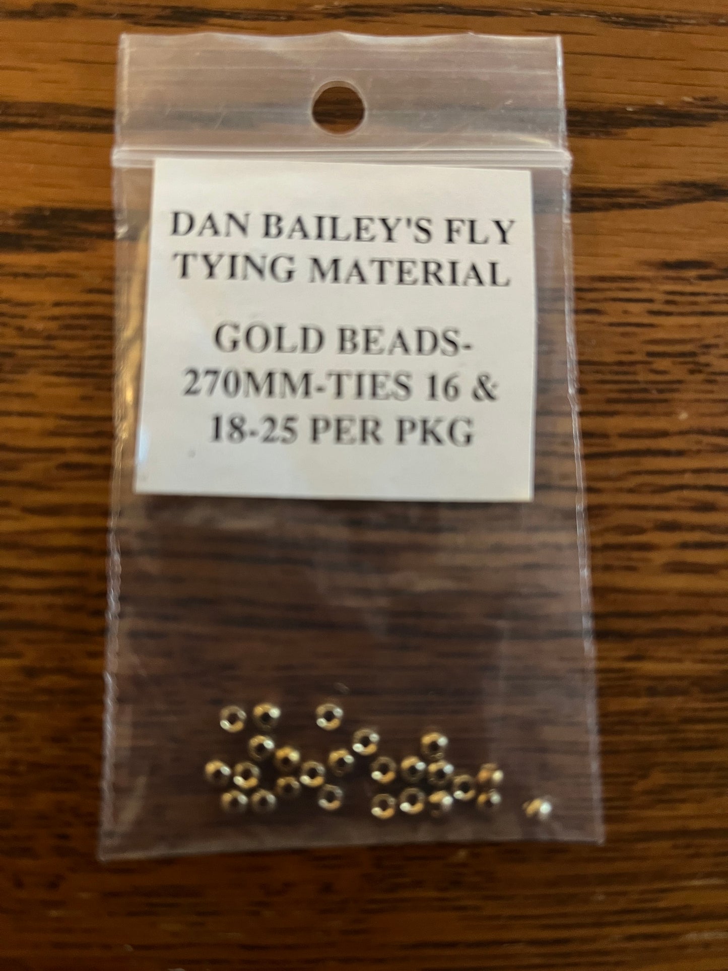 Dan Bailey’s - Gold Beads