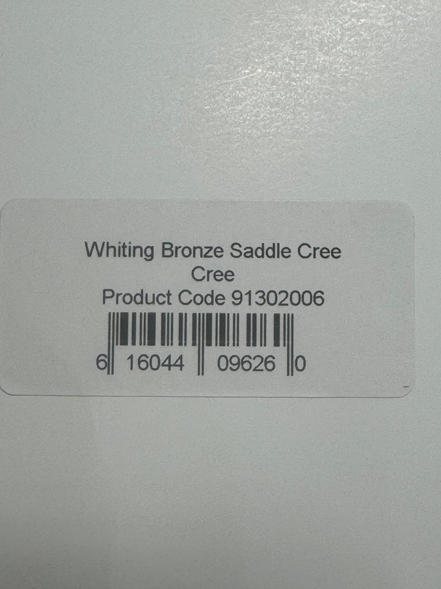 Whiting Farms Bronze Saddle: CREE SH-E-038