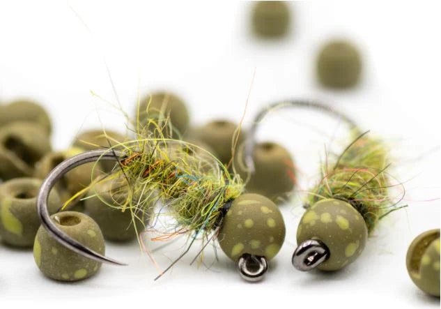 Firehole Stones - Tungsten Beads- Olive Drab