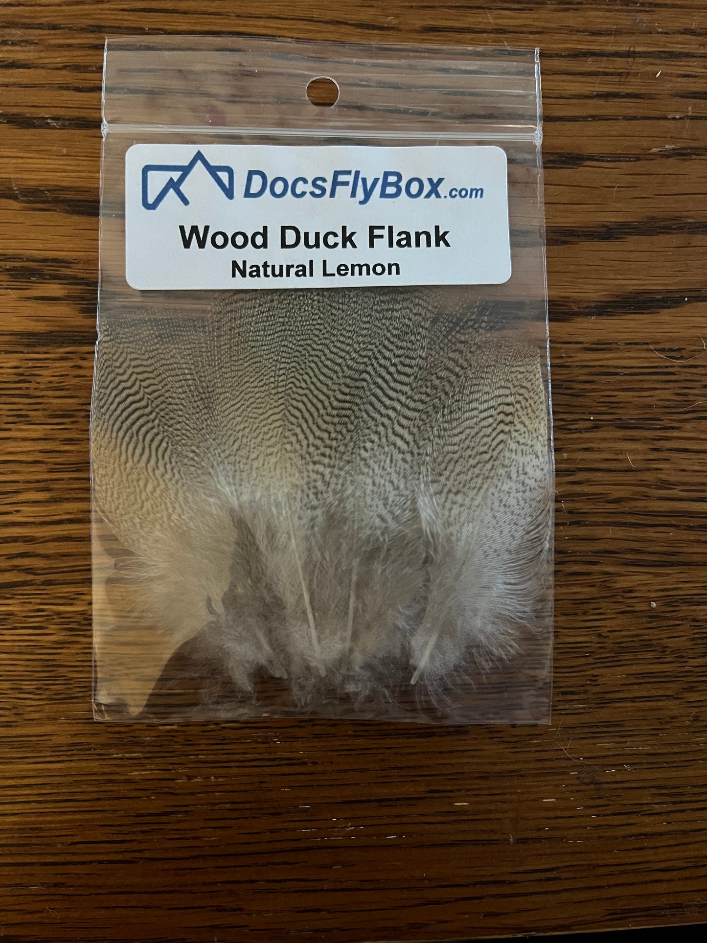 Doc’s Fly Box - Wood Duck Flank - Natural Lemon