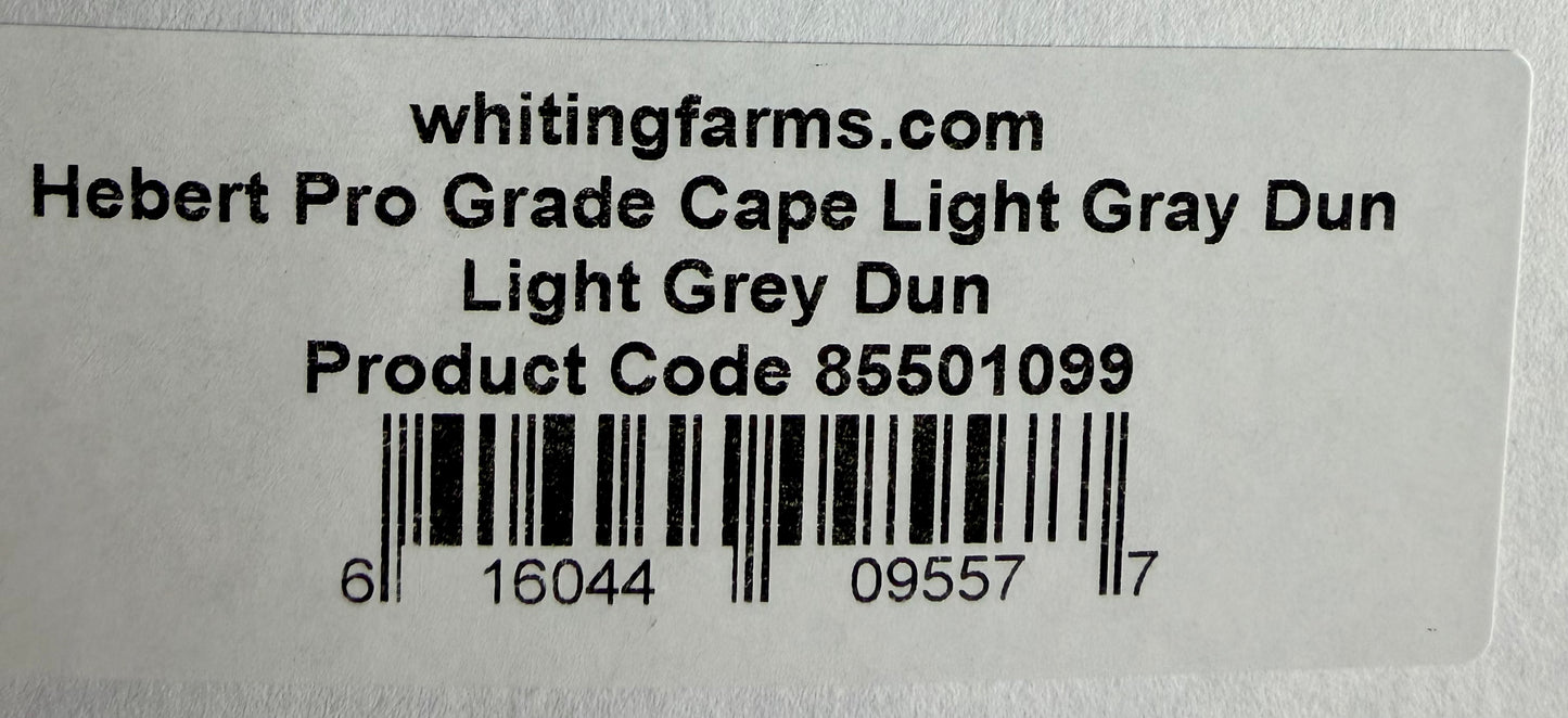 Whiting Hebert Miner Pro Grade Cape Light Grey Dun 761-SH-E-L