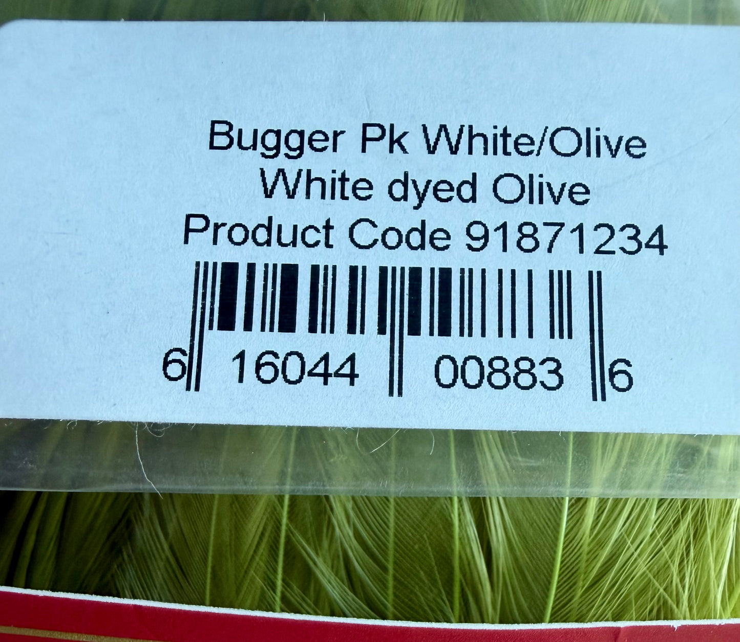 Whiting Bugger Pack White Dyed Olive 734-SH-E-L