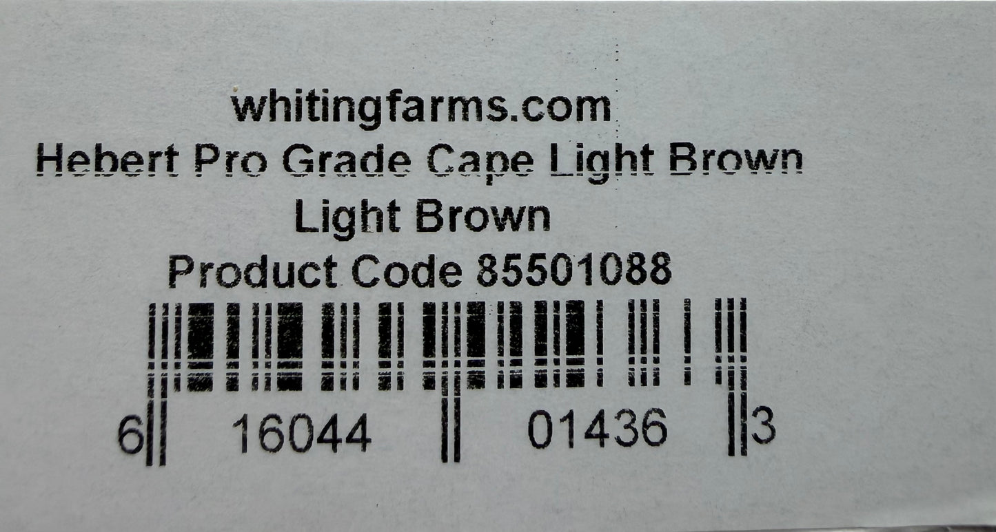 Whiting Farms Pro Grade Cape Light Brown 403-SH-E-L