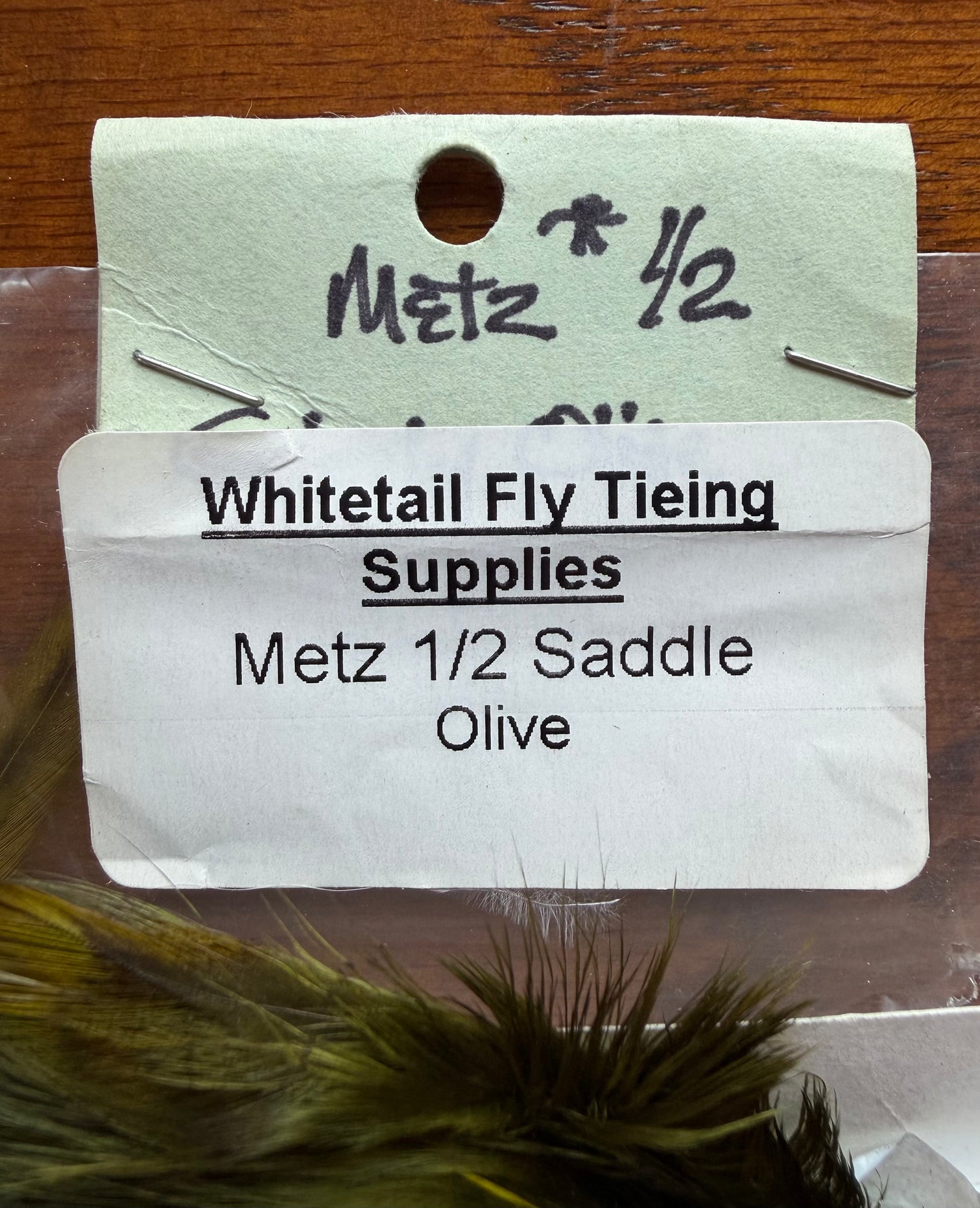 Metz 1/2 Saddle Olive Grizzly 372-SH-E-L