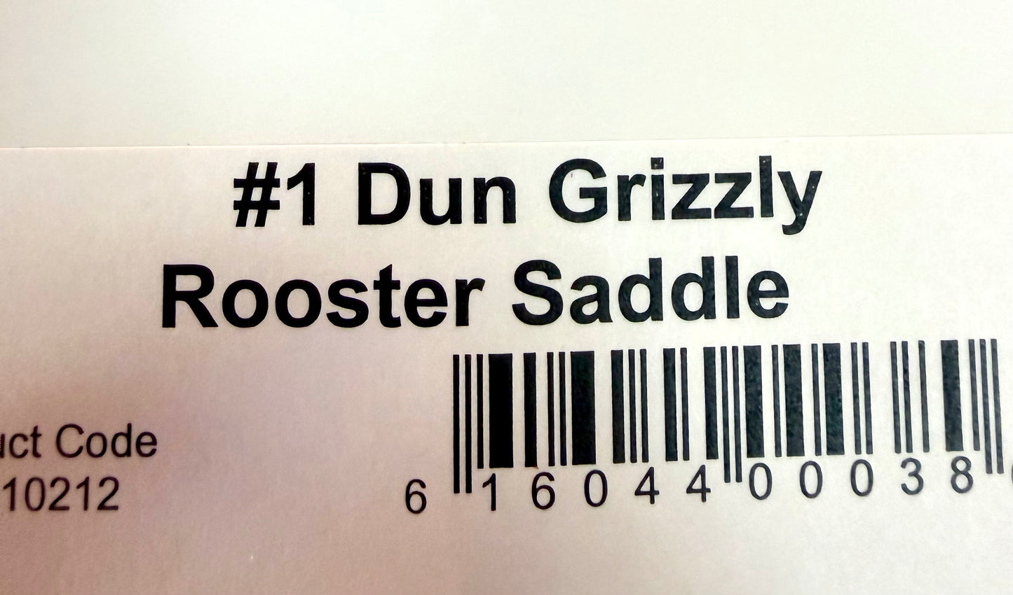 Hoffman Whiting Super Saddle Grade 1 Dun Grizzly 636-SH-E-L