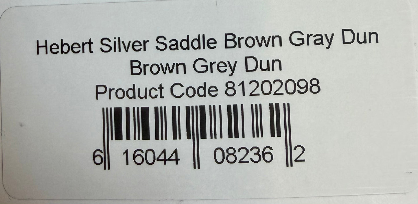 Whiting Farms Hebert Silver Grade Saddle Brown Grey Dun 774-SH-E-L