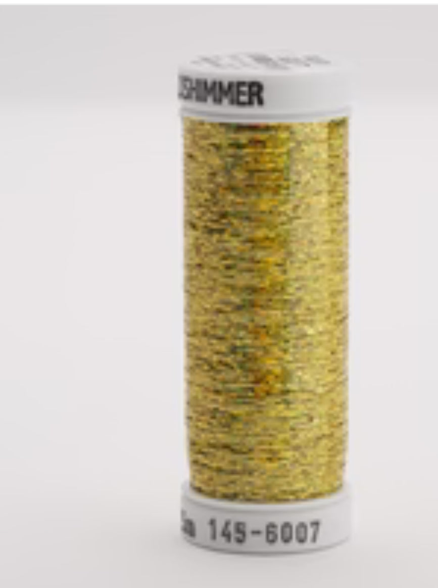 Sulky Holoshimmer 6007 Gold Metallic Thread -250 yds