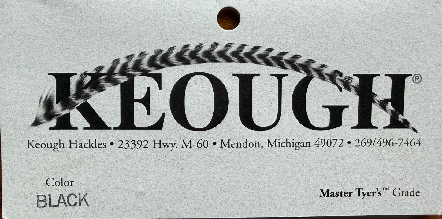 Keough Master Tyer’s Grade Cape, Black 458-SH-E-L