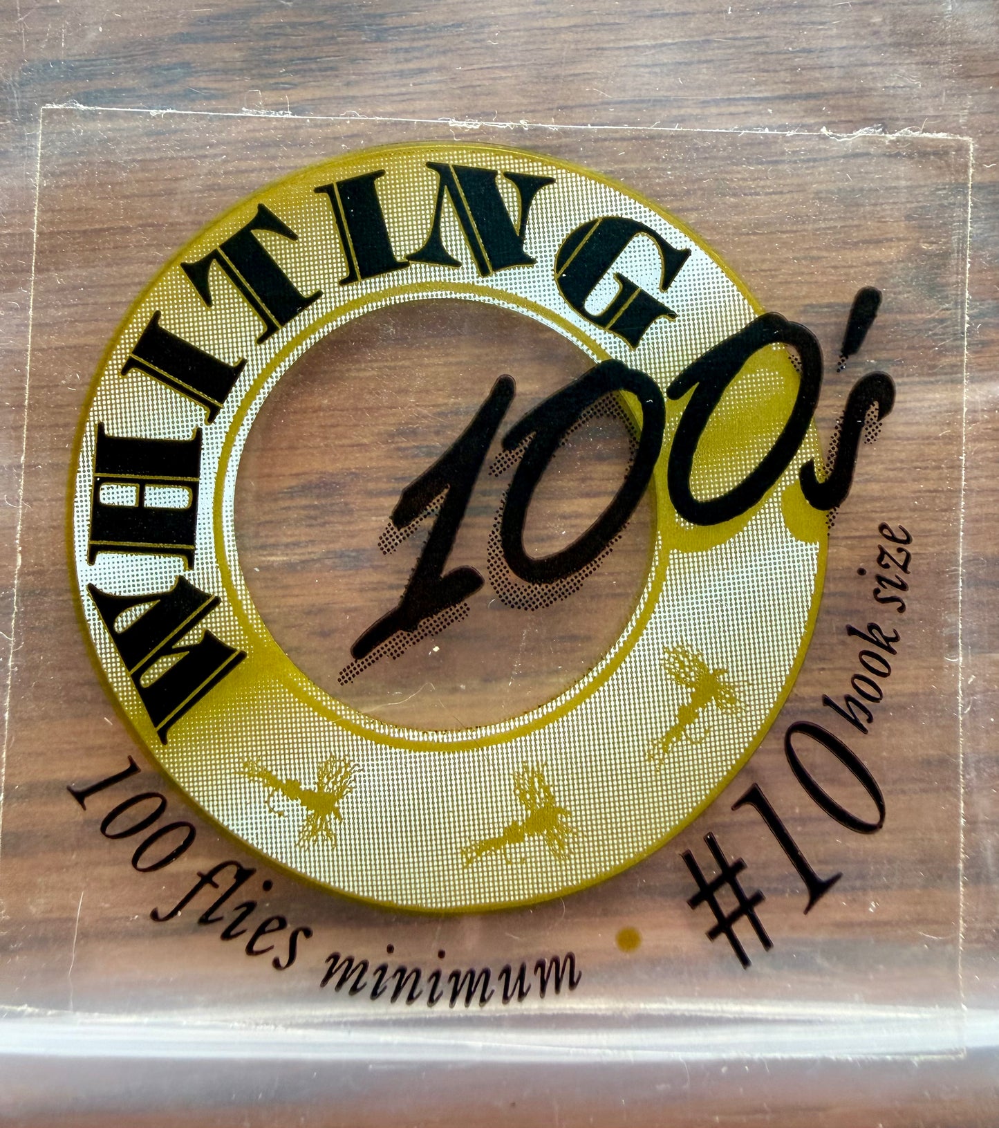 Whiting Dry Fly Hackle 100’s Size 10 Brown 491-SH-E-L
