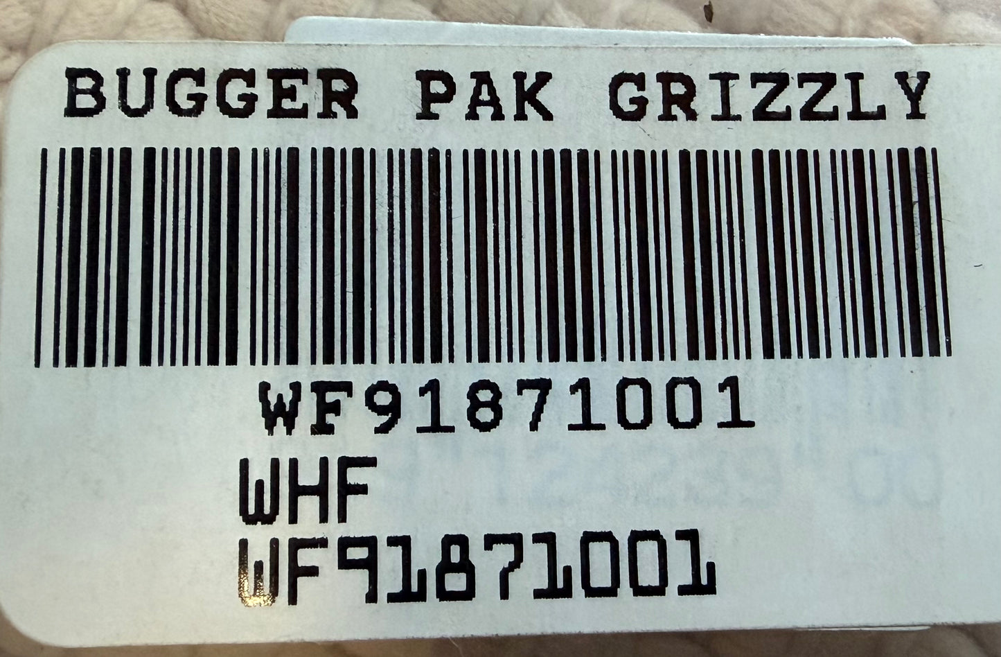 Whiting Farms Bugger Pack Grizzly 720-SH-E-L
