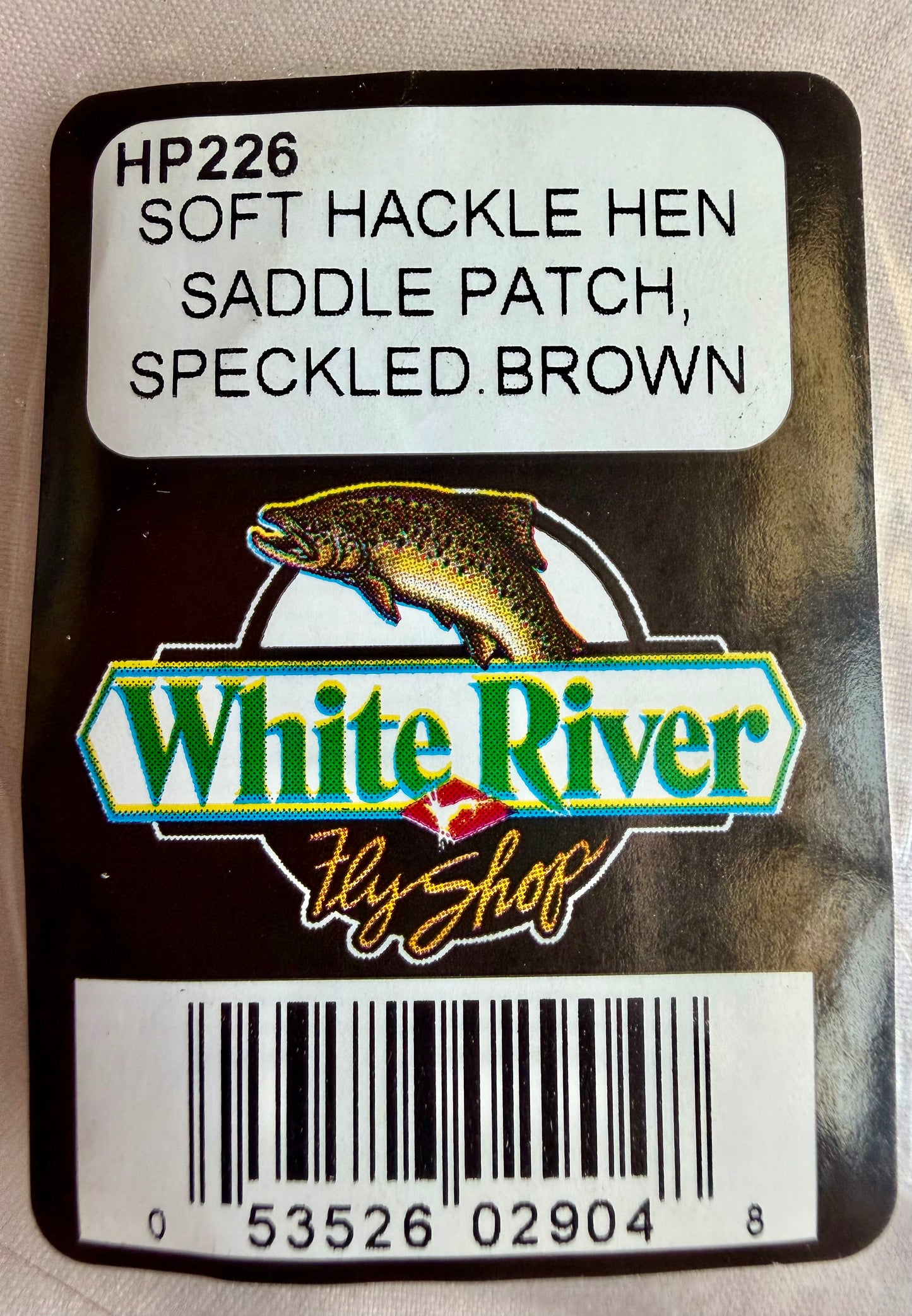 White River Hen Saddle Speckled Brown 555-SH-E-L