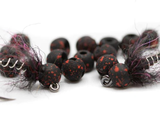 Firehole Stones - Tungsten Beads - Midnight Red