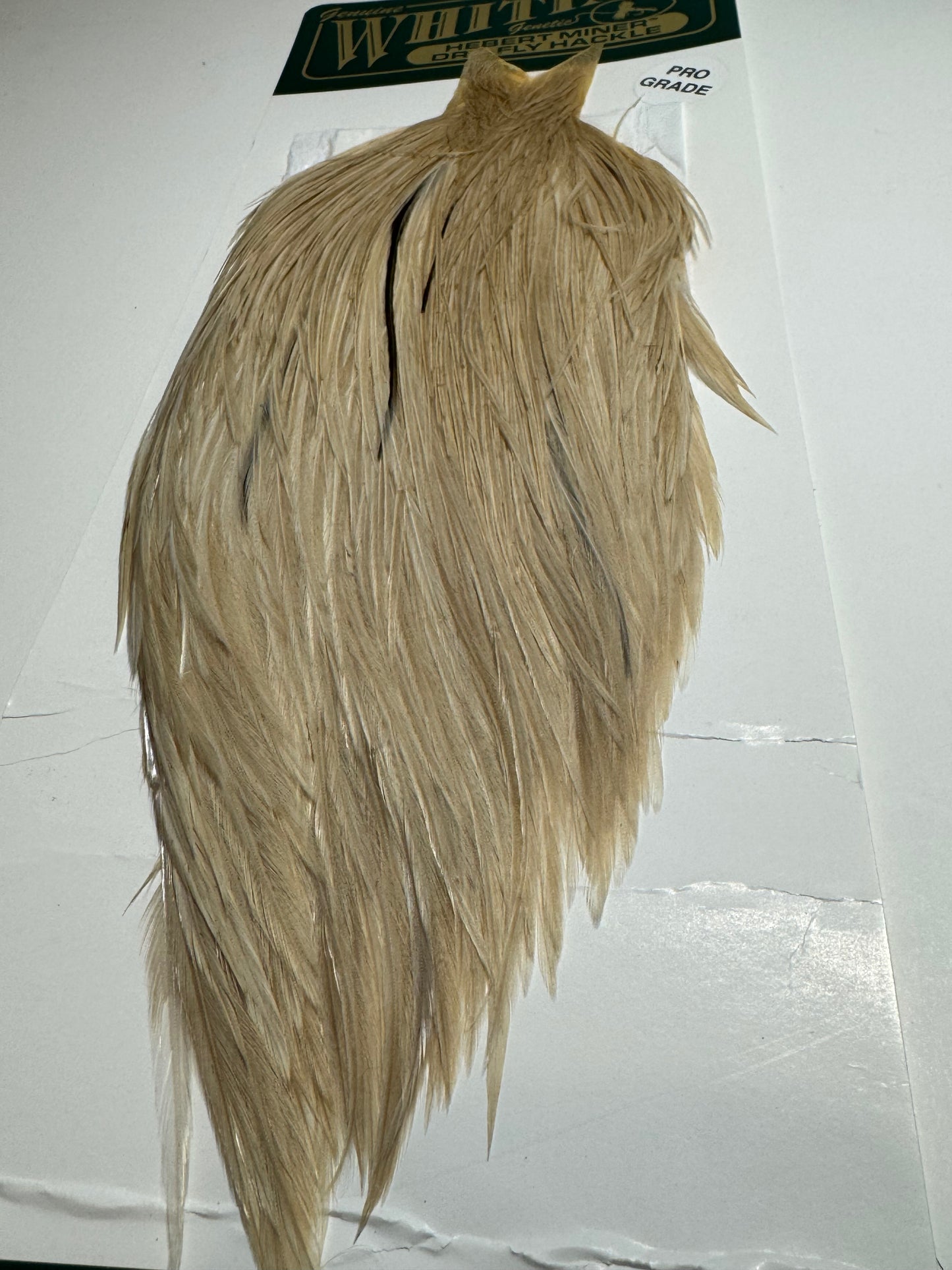 Whiting Farms Hebert Miner Pro Grade Cape Hackle: Medium Brown Dun SH-E-099