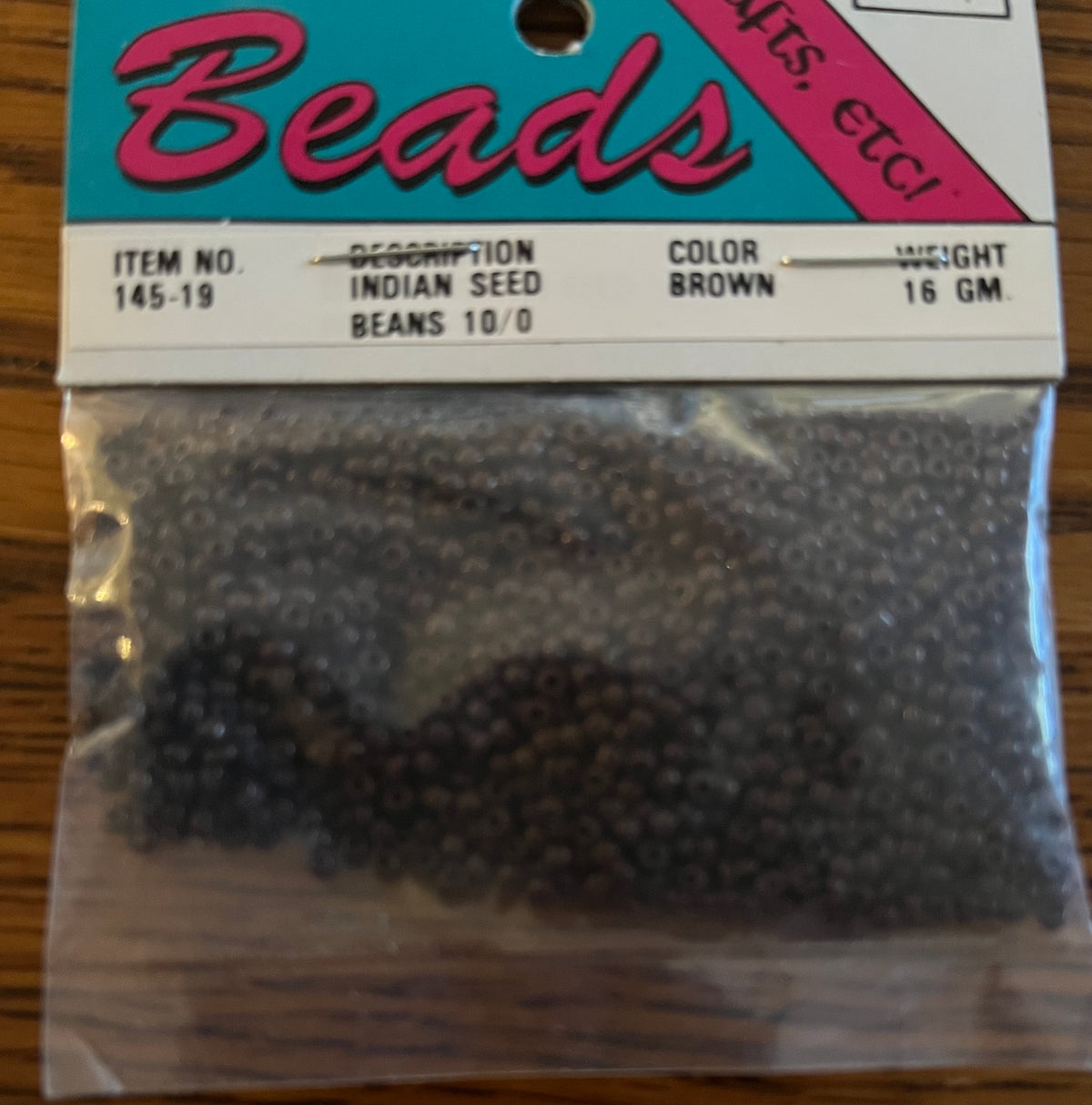 Indian Seed Beads - Brown - 10/0