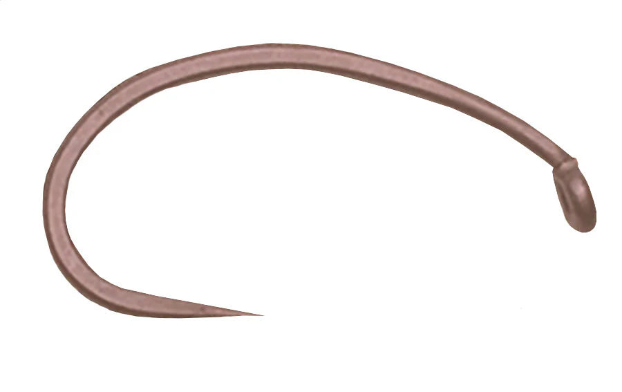 Daiichi Barbless Scud Hook - Matte Brown