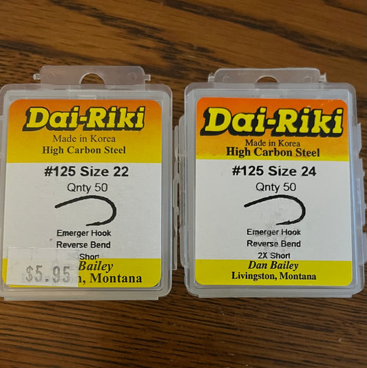 Dai-Riki - #125 - Emerger Hook