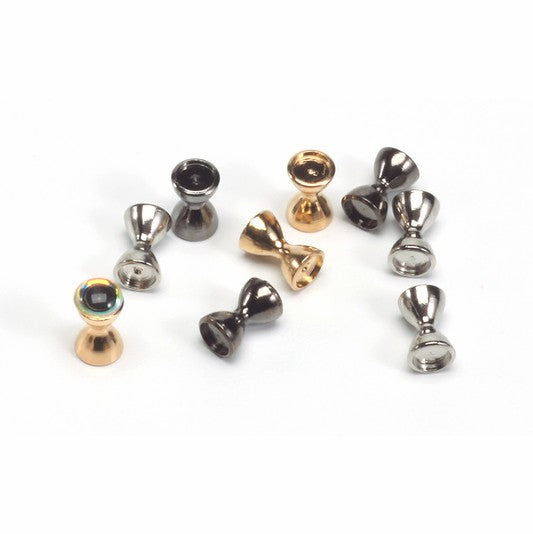 Hareline - Sunken Barbell Eyes - Small - 20 Pack