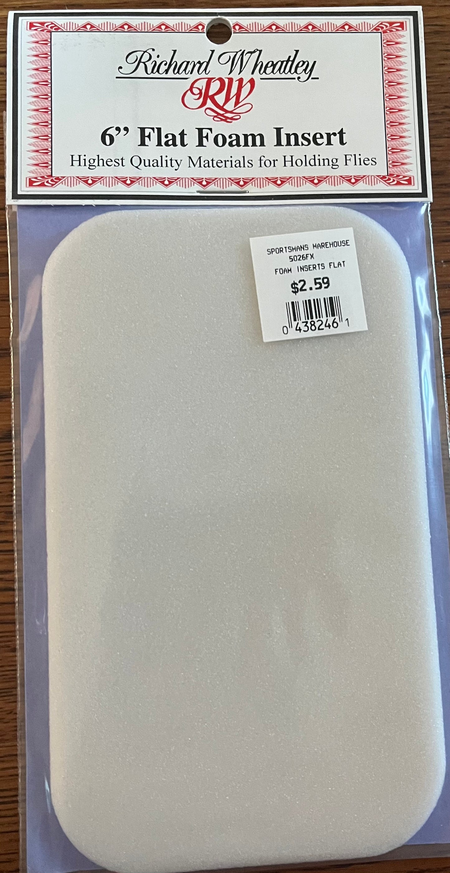 Richard Wheatley 6” Foam Insert