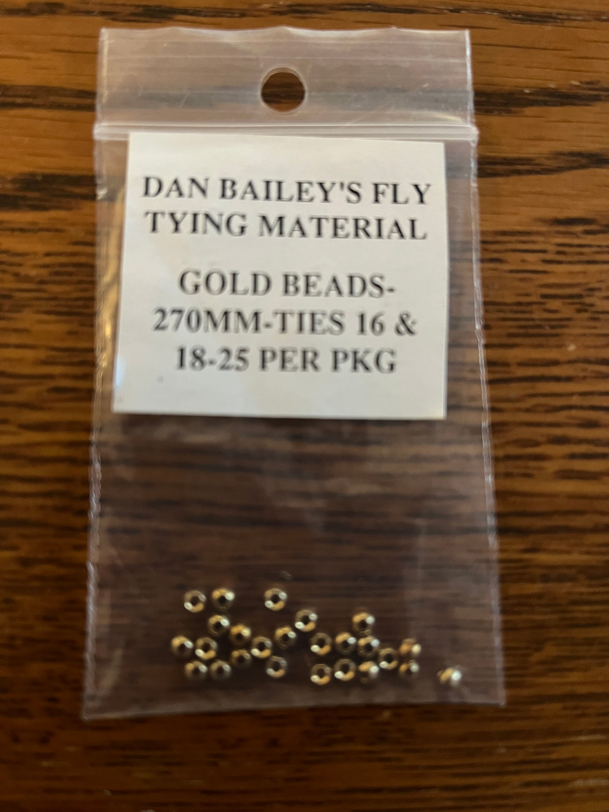 Dan Bailey’s - Gold Beads