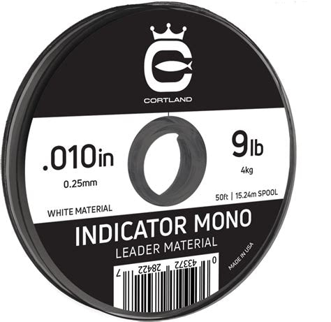 Cortland Indicator Mono Leader Material