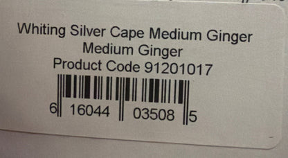 Whiting Farms Silver Grade Fly Tying Cape : MEDIUM GINGER 018