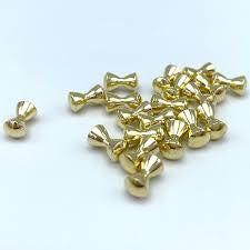 Hareline - Brass Eyes - X-Small - Gold - 20 Pack