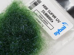 Sybai Fine Flash Dubbing: Dark Green