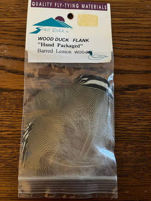 Spirit River - Wood Duck Flank - Barred Lemon