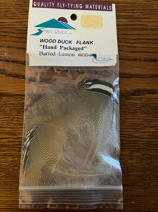 Spirit River - Wood Duck Flank - Barred Lemon