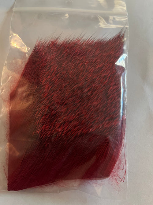 Deer Body Hair - Dyed Red