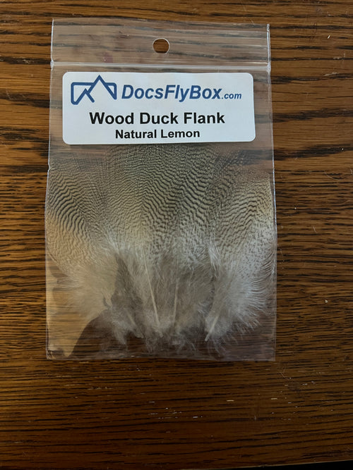 Doc’s Fly Box - Wood Duck Flank - Natural Lemon