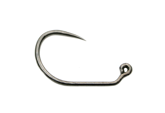 Montana Fly Company Barbless Wide Gap 60 Degree Jig Hook 7204 Black Nickel Size 10  100Pack