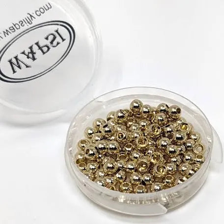 Wapsi - Cyclops Beads - Gold - 100/Pkg