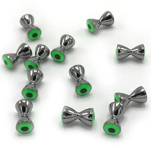 Hareline - Pseudo Eyes - Chartreuse - 12 Pack