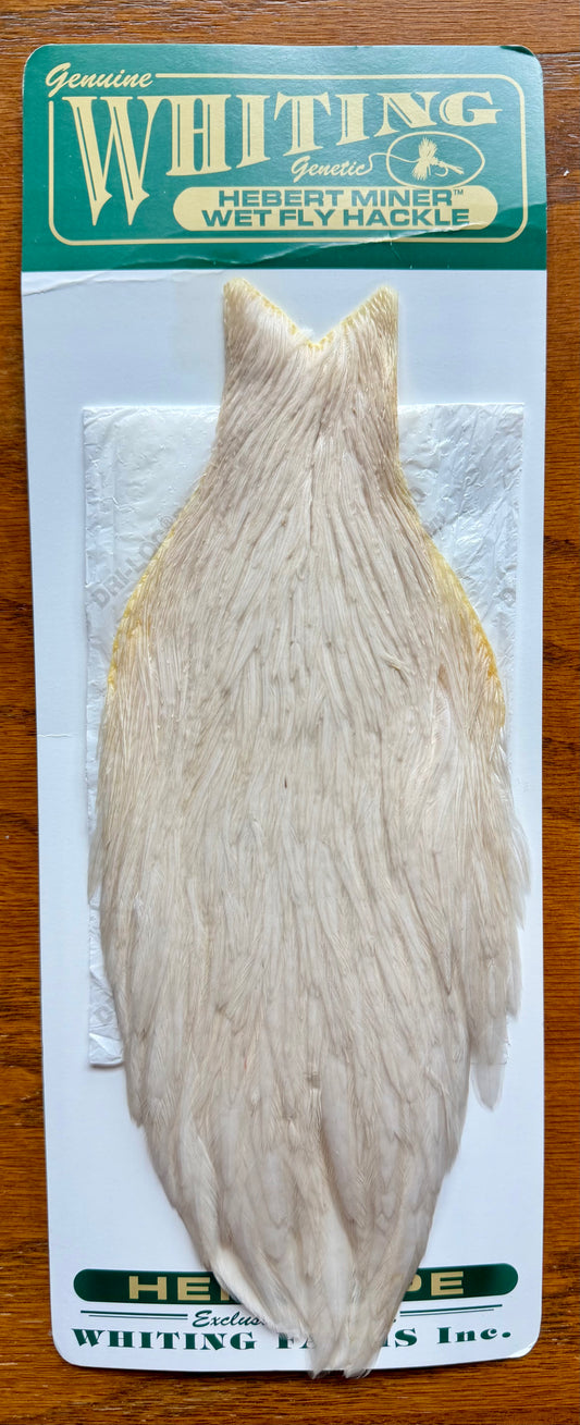 Whiting Farms Hebert Miner Hen Cape Cream 354-SH-E-L