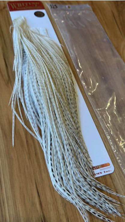 Whiting Farms Dry Fly Hackle SILVER Grade 1/2 Cape UNIQUE VARIANT New 115