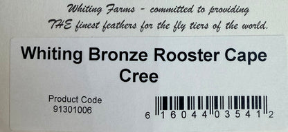 Whiting Farms Bronze Grade Cape CREE 786-SH-E-L
