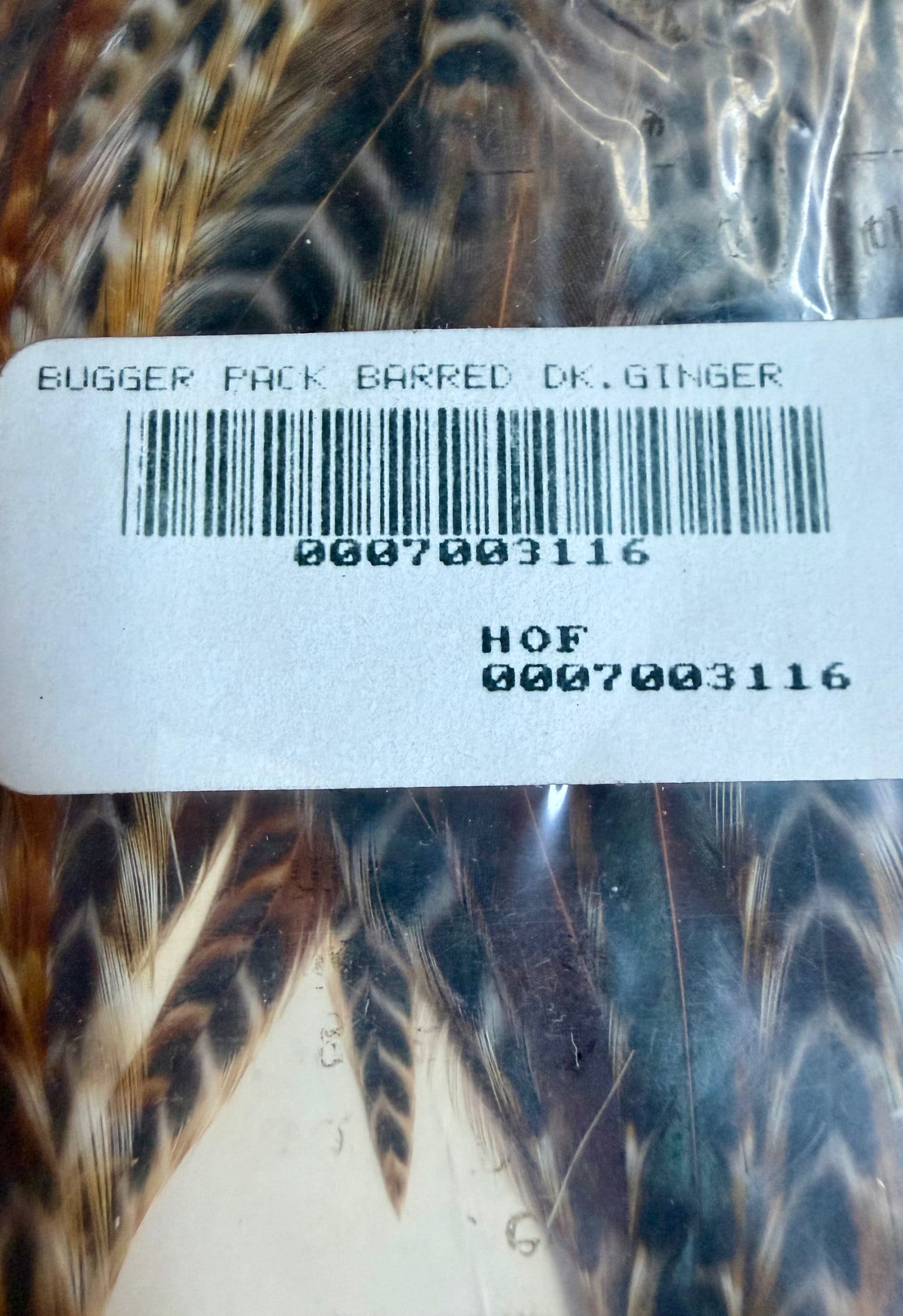 Hoffman Whiting Bugger Pack Barred Dark Ginger 733-SH-E-L