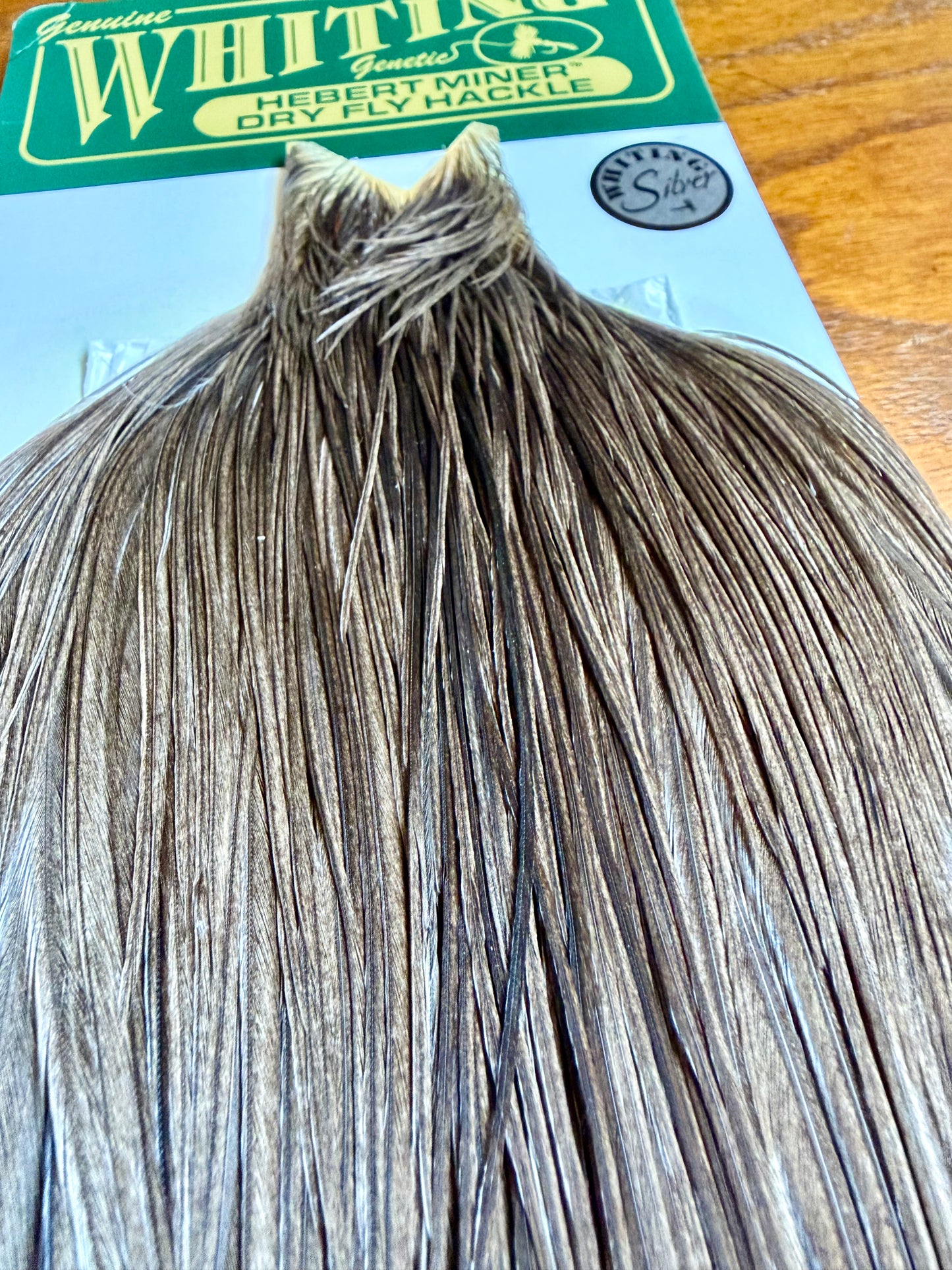 Whiting Hebert Miner Silver Grade Cape Dark Gray Dun 644-SH-E-L