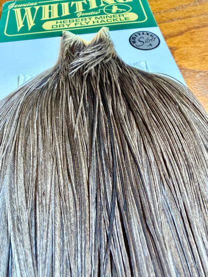 Whiting Hebert Miner Silver Grade Cape Dark Gray Dun 644-SH-E-L