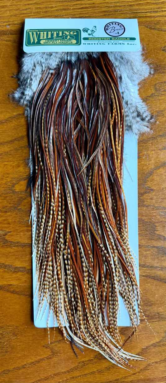 Whiting Farms Hebert Miner Bronze Grade Saddle Barred Dark Ginger 654-SH-E-L