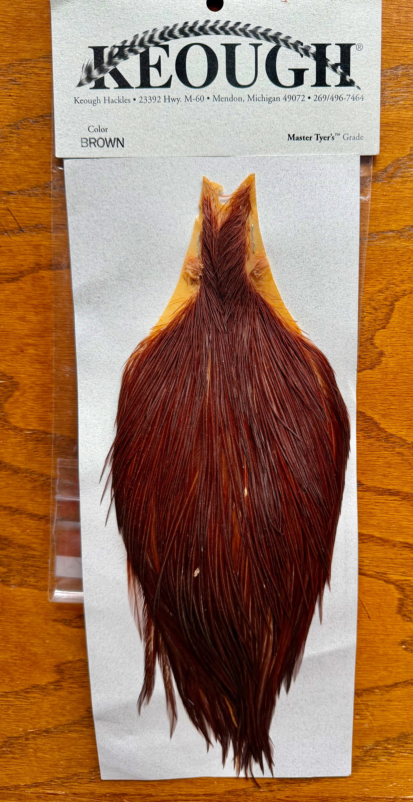 Keough Master Tyer’s Grade Cape, Brown 457-SH-E-L