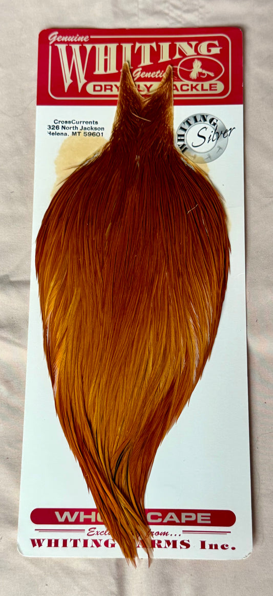 Whiting Farms Silver Rooster Cape Brown 228-SH-E-L
