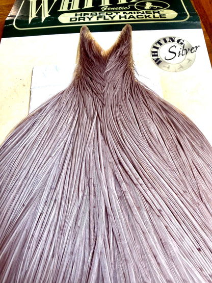 Whiting Hebert Miner Silver Grade Cape Medium Gray Dun 773-SH-E-L