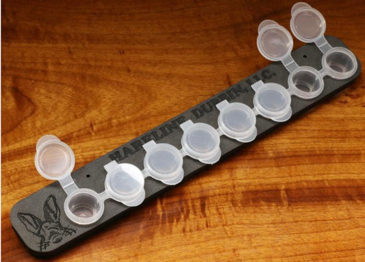 Hareline Fly Tyers 8 Pop Top Bench Side Stash Bar