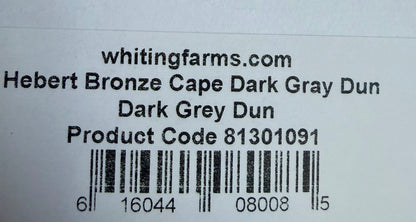 Whiting Hebert Miner Bronze Cape Dark Gray Dun 647-SH-E-L