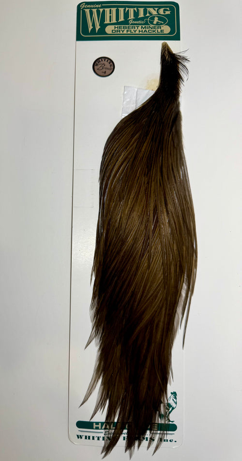 Whiting Farms Hebert Miner BRONZE 1/2 Cape: Dark Brassy Dun SH-E-041