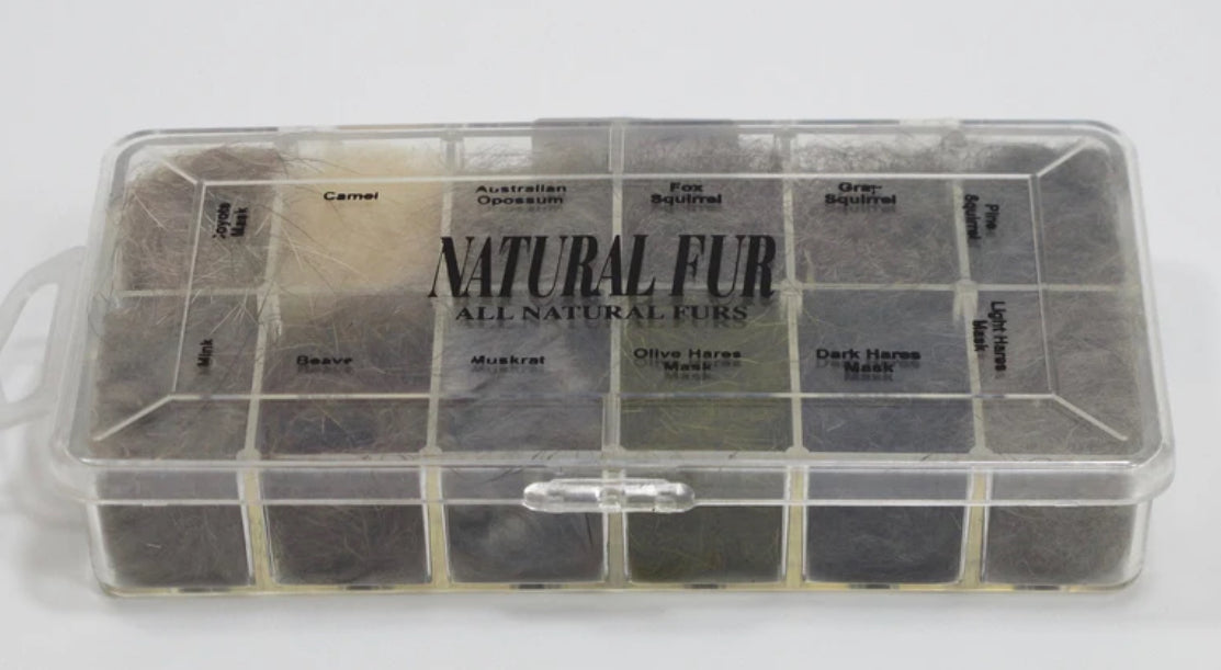 Wapsi Fly Tying Dubbing Dispenser : Natural Fur