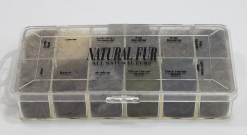 Wapsi Fly Tying Dubbing Dispenser : Natural Fur