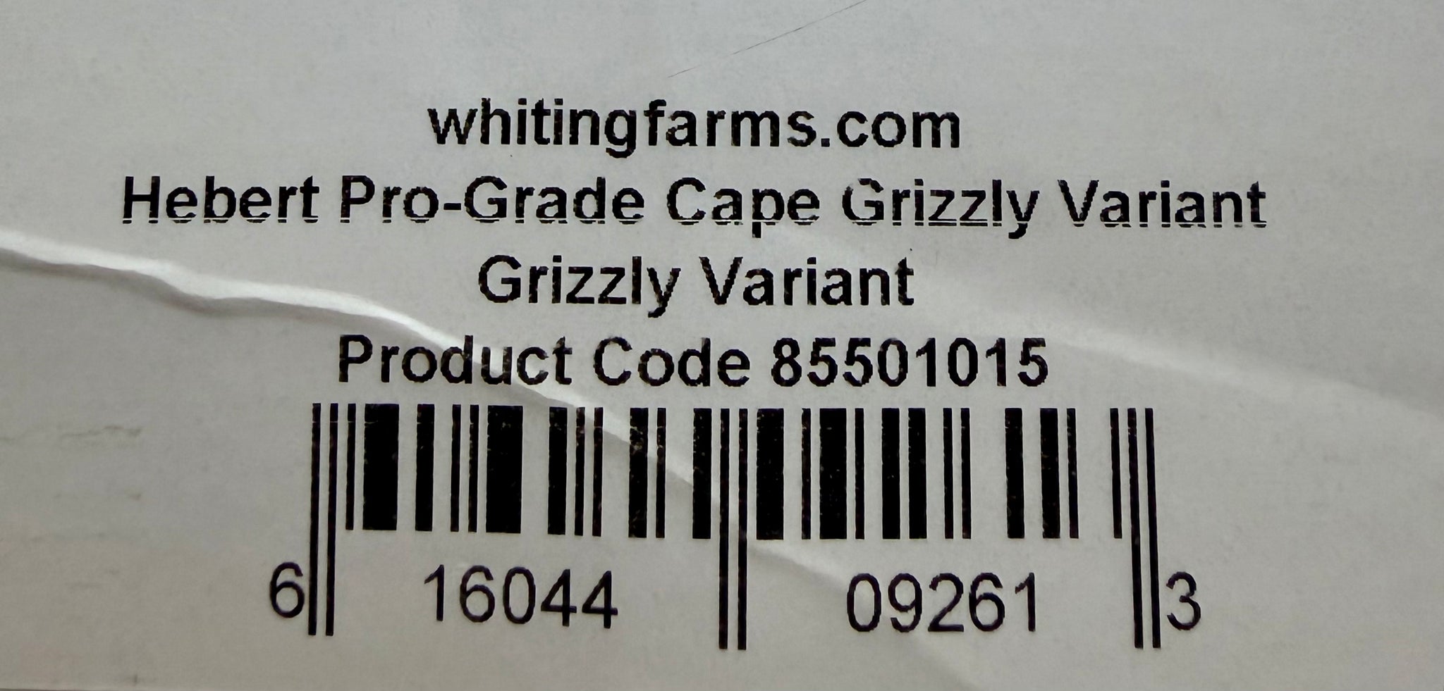 Whiting Farms Hebert Miner Pro-Grade Cape Grizzly Variant 295-SH-E-L